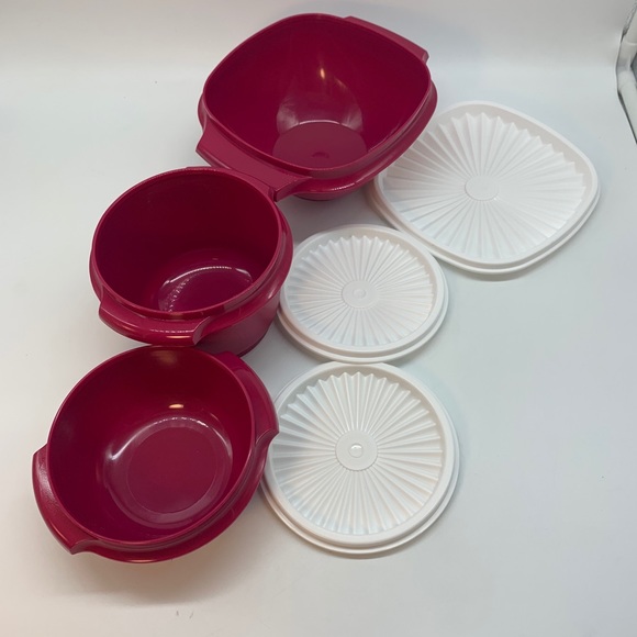 Tupperware Classic Servalier Bowl Set of 5 - Picture 5 of 16